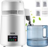 VEVOR Waterdestilleerder 4L 750W Roestvrij Staal 1L/uur