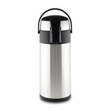 Pioneer thermoskan, 4 l, roestvrij staal, push-pomp