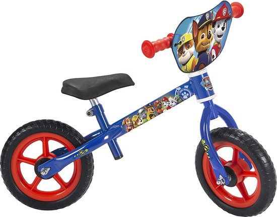 Nickelodeon Paw Patrol Loopfiets Blauw 10 Inch