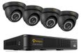 Merkloos Beveiligingscamera set - Bedraad - 8 kanalen - 4 camera's - 20 m nachtzicht - Buiten