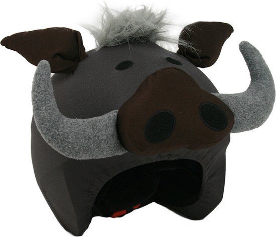 Cool Casc Coolcasc Helmcover Animals African Pig - Bruin - Skaten - Volwassenen