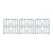 METRO Super Erecta Plankverdelers 460 x 203mm Pack van 4