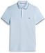 Tommy Hilfiger Heren Polo Korte Mouw Katoen Elastaan Slim Fit Tipped Blauw XL