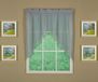 Today's Curtain Emelia Original Voile Swag Paar 96,5 cm, Grijs, 152,4 cm B x 96,5 cm L