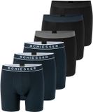Schiesser Langer Boxer 955 Multi Heren 6-pack Gesorteerd Katoen/Elastaan