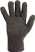 Heat Keeper Chenille dames thermo handschoenen grijs - One size