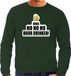 Bellatio Decorations Niks ho ho ho bier doordrinken foute Kerst trui - groen - heren - Kerst sweater / Kerst outfit XXL
