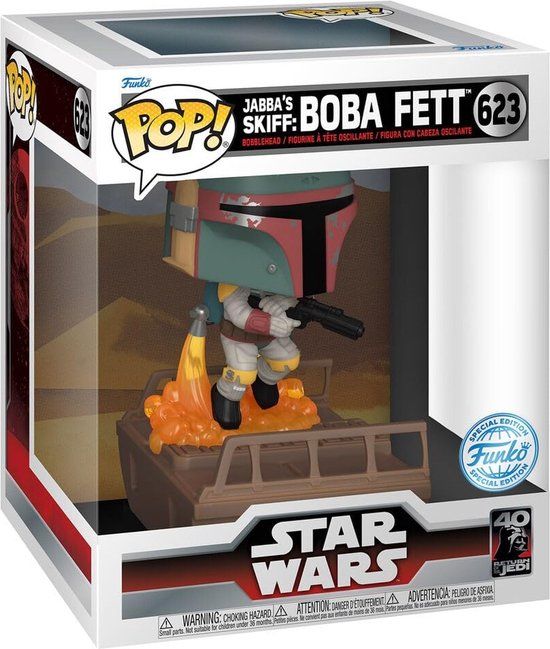 Funko Pop! Star Wars: Jabba's Skiff: Boba Fett #623 [Only at Target] Exclusive