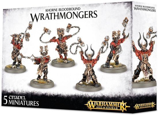 Games Workshop Age of Sigmar Khorne Bloodbound: Skullreapers/Wrathmongers