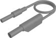 SKS Hirschmann MAL S WS-B 100/2,5 gr Câble de mesure de sécurité 4mm-douille de sécurité 4mm-fiche de sécurité, empilable 100 cm