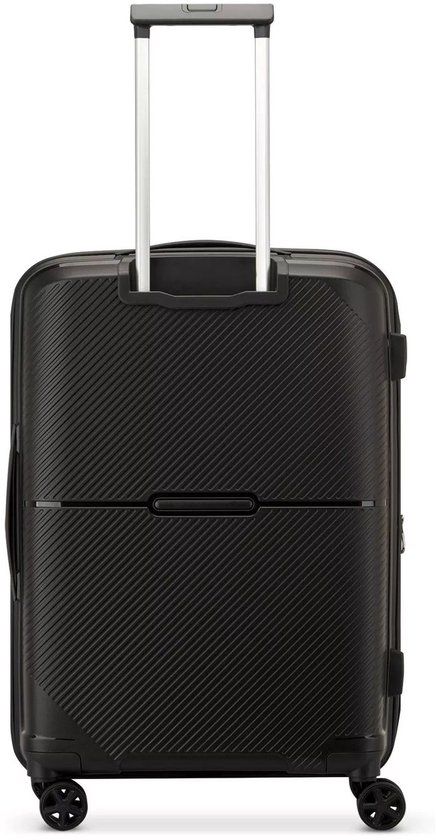 Roncato Storm Spinner 66 cm - Uitbreidbaar 73/86 liter - 66x45x27/33 cm - zwart