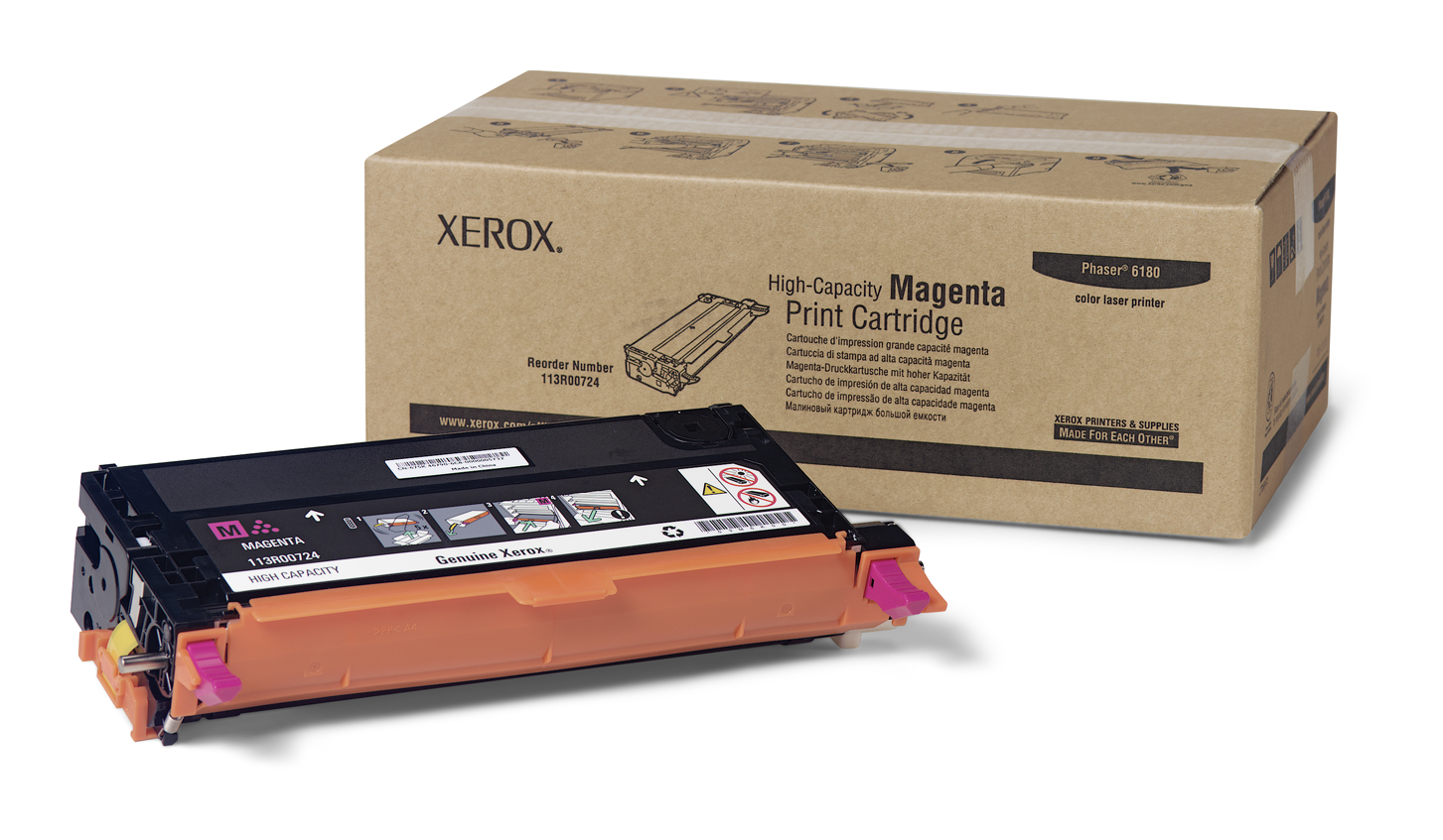 Xerox High-Capacity Printercartridge, Magenta, Phaser 6180-Serie