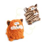 Knuffeldier NICI Knuffeldier Vos met omkeerfunctie 15 cm 2 in 1 - oranje