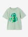 VERTBAUDET Jongensshirt Space glanzend motief amandelgroen