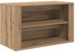 vidaXL - Schoenrek - 75 x 35 x 45 cm - Bewerkt hout - Artisanaal eikenkleurig