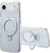 Accezz Hoesje - Geschikt voor Apple iPhone Air - Ring Stand Backcover geschikt voor MagSafe - Transparant