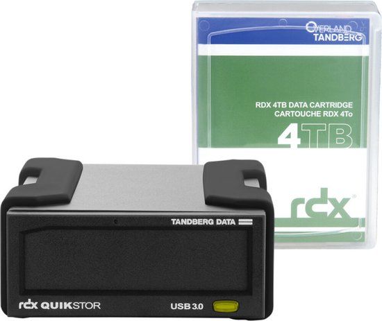 Tandberg Data RDX QuikStor External Hard Drive - 4TB - 8866-RDX