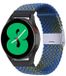By Qubix Qubix - Braided Nylon Smartwatch Bandje - Geschikt voor Garmin Venu 4 (45mm) - 22mm - Groen/Blauw