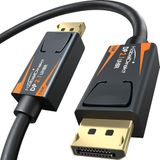 KabelDirekt - Gaming kabel DisplayPort 2.1 16K - 3m - DP80, 80Gbps
