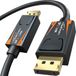 KabelDirekt - Gaming kabel DisplayPort 2.1 16K - 3m - DP80, 80Gbps