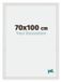 yd. Fotolijst 70x100 cm Wit Mat - MDF lijst Mura
