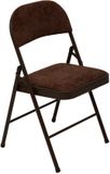 5Five Vouwstoel/Klapstoel Flexy - Metalen Frame - 47x47x80cm - Bruin