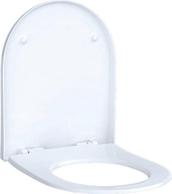 Geberit Acanto Hangend Toilet met Soft-close en Zonder Spoelrand - Wit