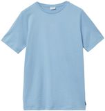 s.Oliver T-shirt met print op de achterkant hemelsblauw