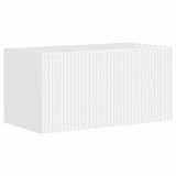vidaXL TV Wandkast 60 x 31 x 29,5 cm Glanzend Wit Bewerkt hout