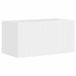 vidaXL TV Wandkast 60 x 31 x 29,5 cm Glanzend Wit Bewerkt hout