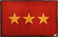 Zala Living Deurmat Three-Stars 102101 Wasbaar 30°C 120x200 cm Geel/Goud Kunststof