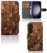 Samsung Galaxy S24 Étui livre en bois