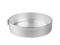 Pentole Agnelli Family Cooking taartvorm van aluminium, cilindrisch, met ring, zilver, 30 cm