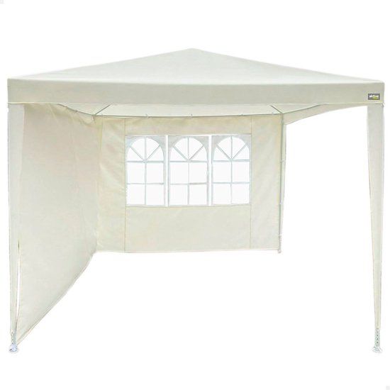 Aktive Tuinhuisje - 270 x 255 x 270 cm - Staal - Crème