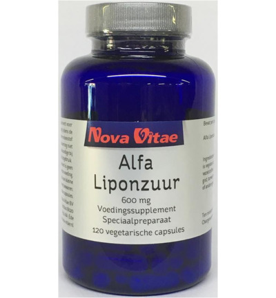 Nova Vitae Alfa liponzuur 600 mg 120CA