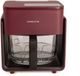 CREATE Air Fryer Studio Crystal Friteuse sans huile, 4,2 l, avec cuiseur vapeur, bordeaux