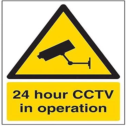 V Safety Veiligheidsmededeling camerabewaking portret 200x300mm hard plastic
