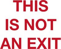 This Backfires This Is Not an Exit - Translucent Blood Red [Vinyl LP]