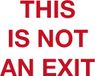 This Backfires This Is Not an Exit - Translucent Blood Red [Vinyl LP]