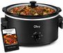 Olvy Slowcooker - Incl. Slowcooker e-kookboek - PFAS-Vrij - 6 Liter - Keramische binnenpan - Warmhoudfunctie