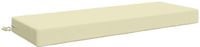 vidaXL - Zitkussen - SOEST - 100% Polyester - Crèmekleurig - 120 x 40 x 10 cm