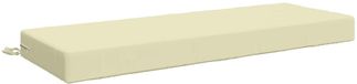 vidaXL - Zitkussen - SOEST - 100% Polyester - Crèmekleurig - 120 x 40 x 10 cm