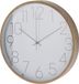 Koopman Wandklok speelgoed educatief 30cm hout look rand multicolor