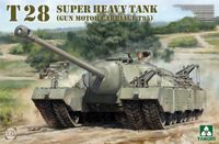 TAKOM Modelbouwpakket Militaire voertuigen - 2209 T28 Super Heavy Tank - Gun Motor Carriage T95 - Amerikaanse Tankjager Plastic - 1:35 - Modelbouw