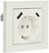 Enzo Kopp HK07 stopcontact 1-voudig met randaarde en USB A + USB C met kinderbeveiliging - helder wit