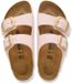 Birkenstock Arizona Big Buckle Birkibuc Slippers - Roze - Vrouwen - Maat 36