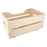 Tubus Racktime Woodpacker 2.0 houten doos, beige, 49 x 24,1 x 29,5 cm