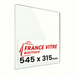 Deville - Vitre de cheminée 7873-regain-65-tradition - 545 X 315 X 4 Mm - Verre de rechange pour insert et poêle à bois - Jusqu'à 800°c