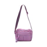 MANDARINA DUCK schoudertas MD20 Small Zip Crossover Sushi Flower (rood)paars