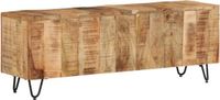 vidaXL Tv-meubel 110x30x40 cm massief mangohout